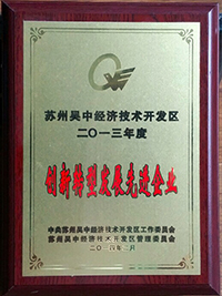 恭贺我公司被评为区级先进企业