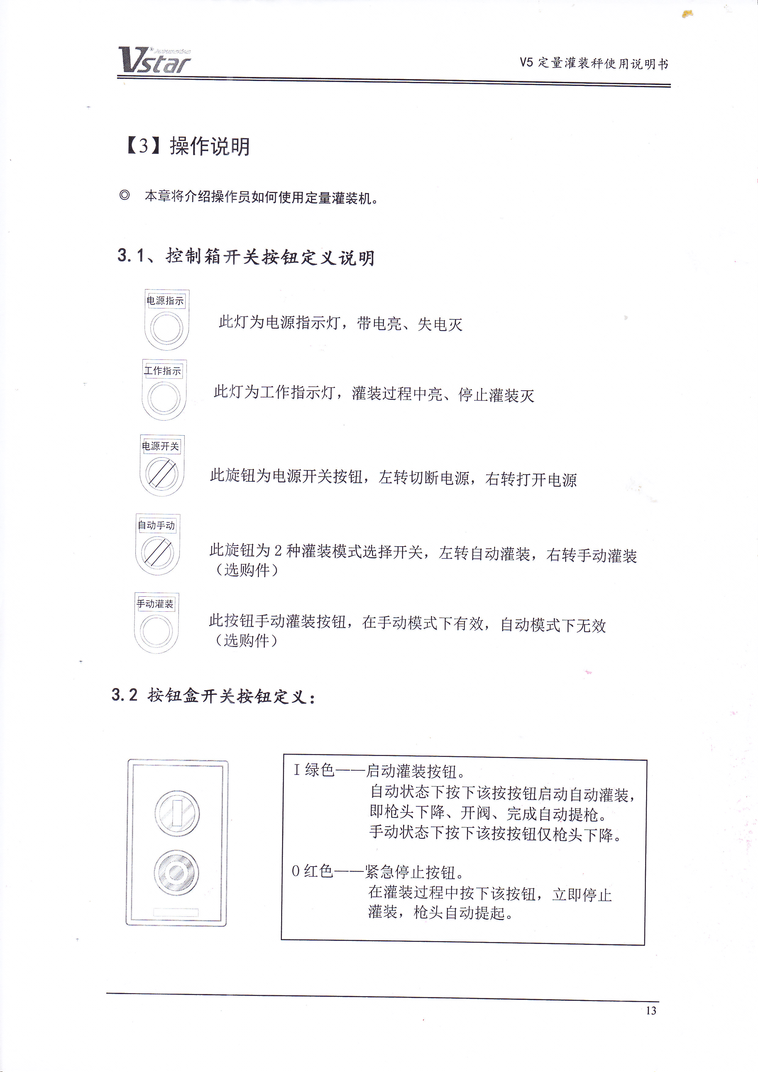 液体灌装机操作说明书 液体灌装机操作说明书